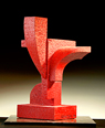 Red October Abstract Sculpture